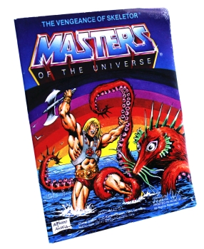 Masters of the Universe Mini-Comic (Figurenbeilage) "The Vengeance of Skeletor" von Mattel (zweisprachig)
